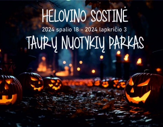 Jau kitą savaitgalį Taurų parkas tampa Helovino sostine