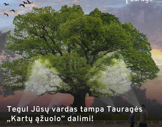 Kartų ąžuolas: tavo vardas – miesto ateityje