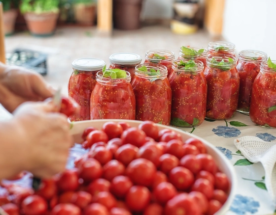 Konservuoti pomidorai per 10 minučių – šitaip paruošti