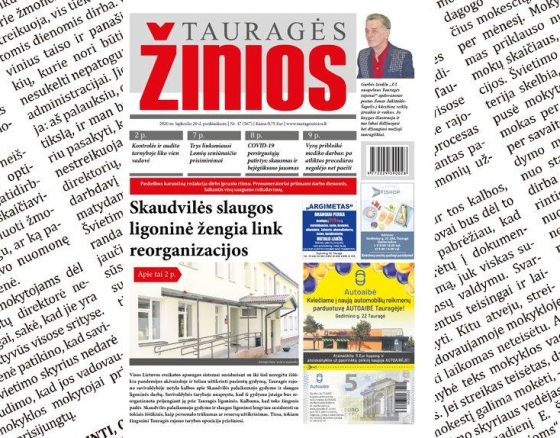 Naujausias numeris: Skaudvilės slaugos ligoninė žengia link reorganizacijos