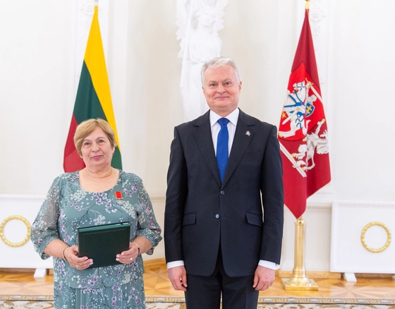 Ordino „Už nuopelnus Lietuvai“ medaliu apdovanota ir tauragiškė Pranciška Ramanauskienė
