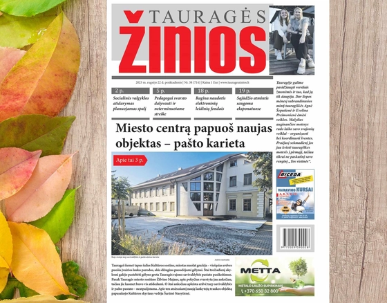 Penktadienio „Tauragės žiniose“: Miesto centrą papuoš naujas objektas – pašto karieta
