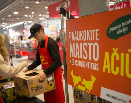 Startuoja pavasarinė „Maisto banko“ akcija: pagalbos reikia 620 tūkst. žmonių