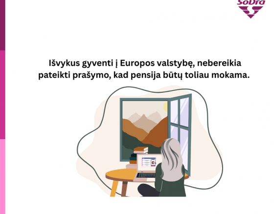 Svarbus pokytis: išvykus gyventi į Europos valstybę, soci