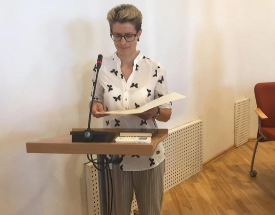 Tarybos posėdyje prisiekė Eglė Ramanauskaitė