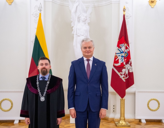 Tauragės apylinkės teismo Šilutės rūmuose darbą pradeda teisėjas Kristupas Vasiliauskas