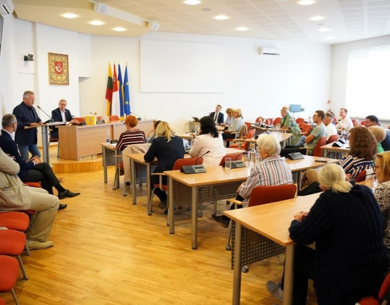 Tauragės rajono savivaldybėje lankėsi LR Žemės ūkio ministras