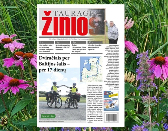 „Tauragės žinios“ paskutiniame liepos numeryje rašo: 