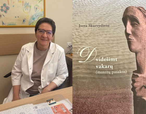 Vaikų gydytoja Iveta Skurvydienė pristato naujausią knygą „Dvidešimt vakarų“