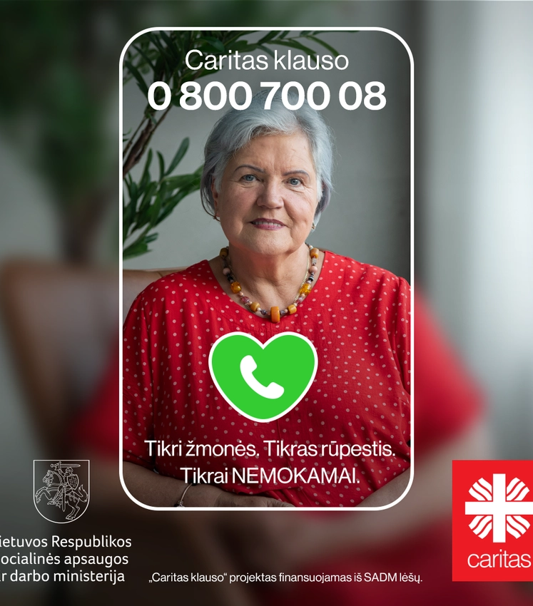 Startuoja emocinės pagalbos linija vyresniems žmonėms