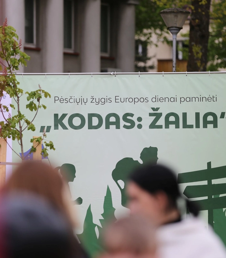 Tauragėje šurmuliavo pėsčiųjų žygis „KODAS: ŽALIA“