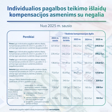 2025 metų biudžetas: padidės dirbančiųjų pajamos, senj