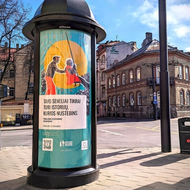 Ar gerai pažįstate savo močiutę arba senelį? Socialinė