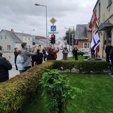 Atidengta žydų pradinės mokyklos atminimo lenta