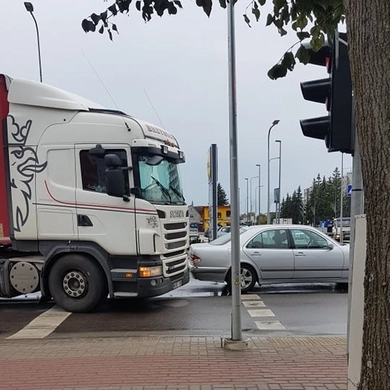 Avarija prie „Lidlo“