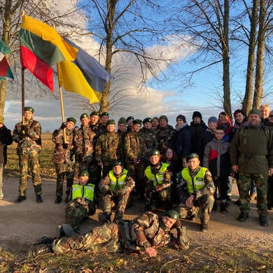 Batakiuose pakartotas žymusis partizanų žygis
