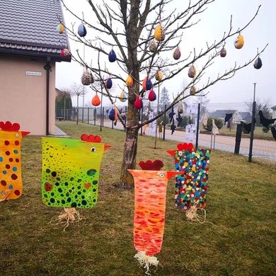 Bendruomenės pasipuošė Velykoms