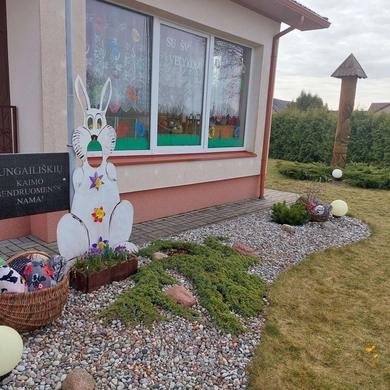 Bendruomenės pasipuošė Velykoms