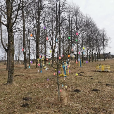 Bendruomenės pasipuošė Velykoms