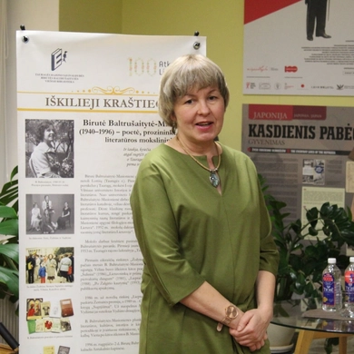 BIBLIOTEKA IR JOS VARDAS: Birutės Baltrušaitytės gyvenimo tąsa Tauragėje 