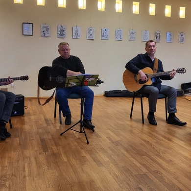 Bibliotekoje – nuoširdūs pokalbiai, eilės ir muzika