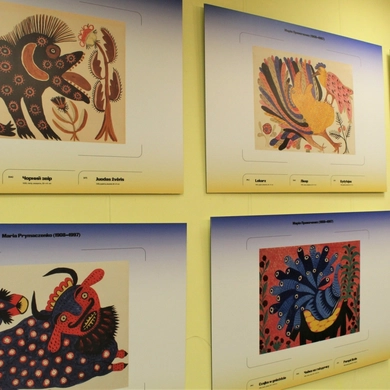 Bibliotekoje – unikalūs ukrainiečių tapytojos darbai