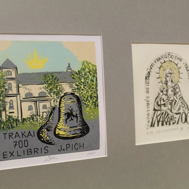 Bibliotekoje eksponuojama paroda sudomins ekslibrisų gerbėjus