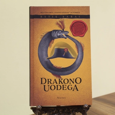 Bibliotekoje pristatytas Ryčio Sabo istorinis detektyvas „Drakono uodega“