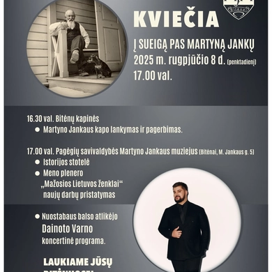 Bitėnuose – meno pleneras, kaligrafijos paroda ir iškilminga Sueiga Martynui Jankui atminti