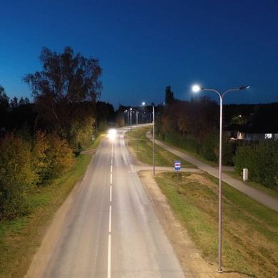 Dar vienas įvažiavimas į Tauragės miestą nušvito