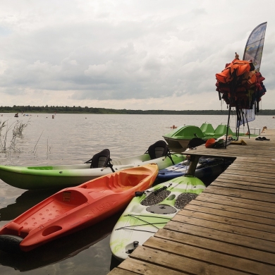 Draudenių ežeras traukia lankytojus iš visos Lietuvos