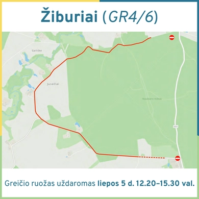 Eismo ribojimai „Rally Tauragė 2025“ metu