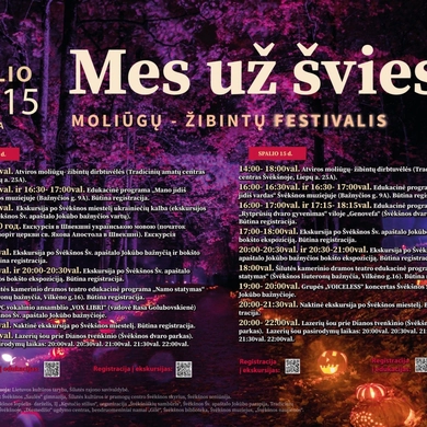 Jau paskelbta Švėkšnos Moliūgų – žibintų festivalio renginių programa