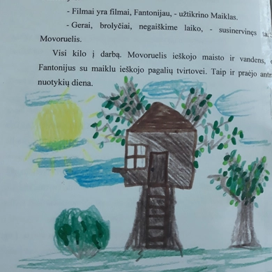 Ketvirtoko dovana mokytojai – paties parašyta knyga 