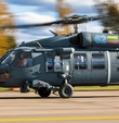 Lietuvos kariuomenės UH-60M „Black Hawk“ sraigtasparniai atliko pirmąjį skrydį