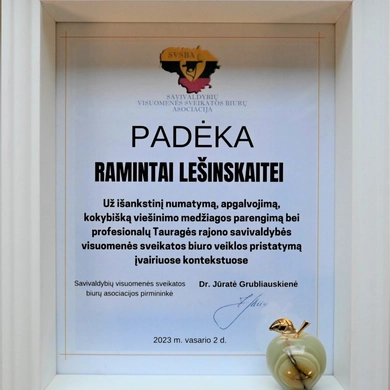 „Metų specialisto“ apdovanojimuose  įvertinti labiausiai 2022 m. nusipelnę darbuotojai
