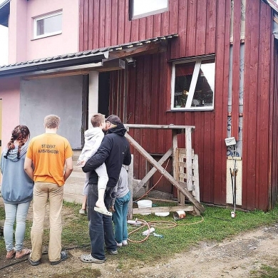 Moteris vienijančios organizacijos prezidentė tauragiškė Jolanta džiaugiasi atrandama bendryste