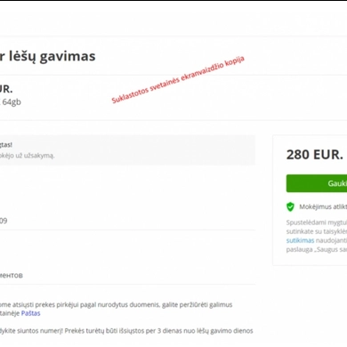 Per mėnesį apie 5000 eurų išvilioję sukčiai aukų ieško portale skelbiu.lt