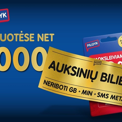 Perkant „Pildyk“ SIM kortelę – galimybė rasti vieną