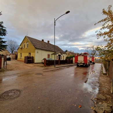 Pranešta apie Prezidento gatvėje užsiliepsnojusią krosnį
