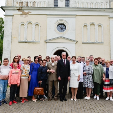 Prezidentas Gitanas Nausėda lankėsi Žygaičiuose