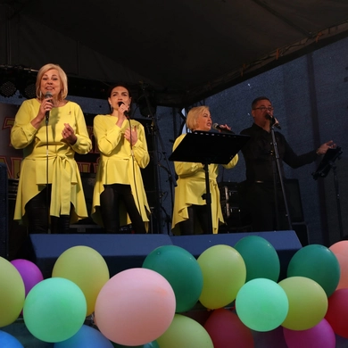 Skaudvilę užliejo net dviejų festivalių melodijos