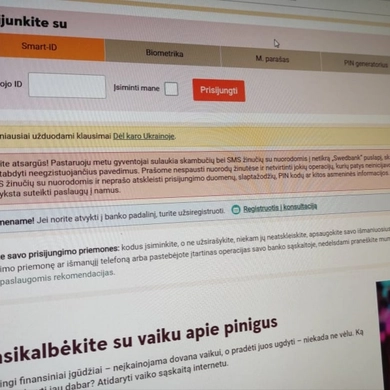 „Swedbank“ įspėja: sukčiai vėl siaučia – siunčia
