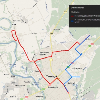 Tauragę pasiekė dar 2 elektrobusai, kursuosiantys naujais maršrutais