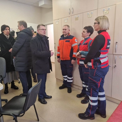 Tauragėje – sveikatos ministro vizitas
