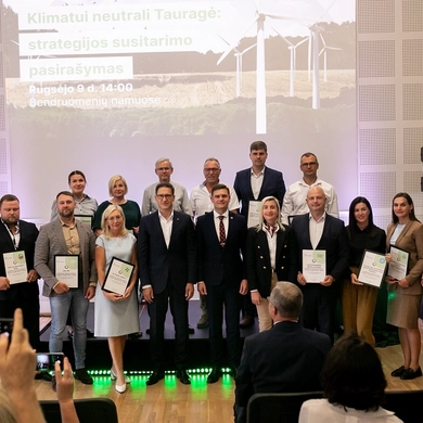 Tauragėje patvirtinta Klimato neutralumo strategija
