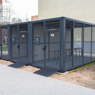 Tauragėje pradeda veikti nemokamos dviračių saugyklos
