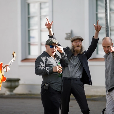 Tauragiškiams džiazas patiko: svingavo ir filmavo