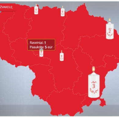 Tautiečiai visame pasaulyje kviečiami virtualiai uždegti 