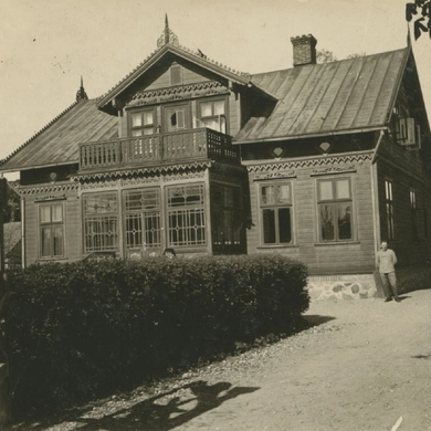 Tiškevičių statyta vila, kurioje gyveno pirmasis Palangos burmistras